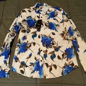 Men’s new long sleeve button down shirt